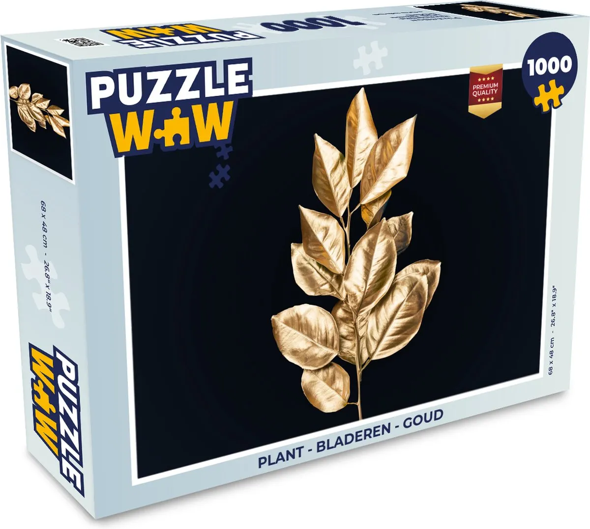 PuzzleWow Plant Bladeren Legpuzzel 1000 Stuks - Multicolor