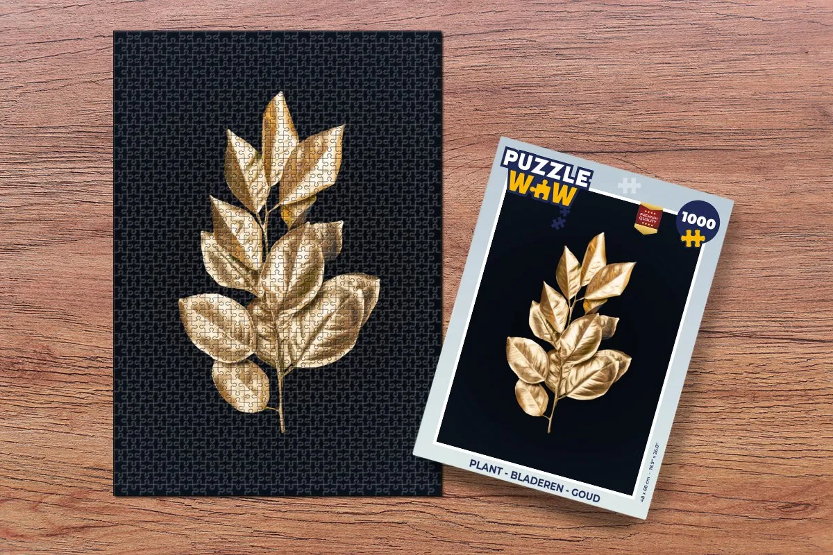 PuzzleWow Plant Bladeren Legpuzzel 1000 Stuks - Multicolor