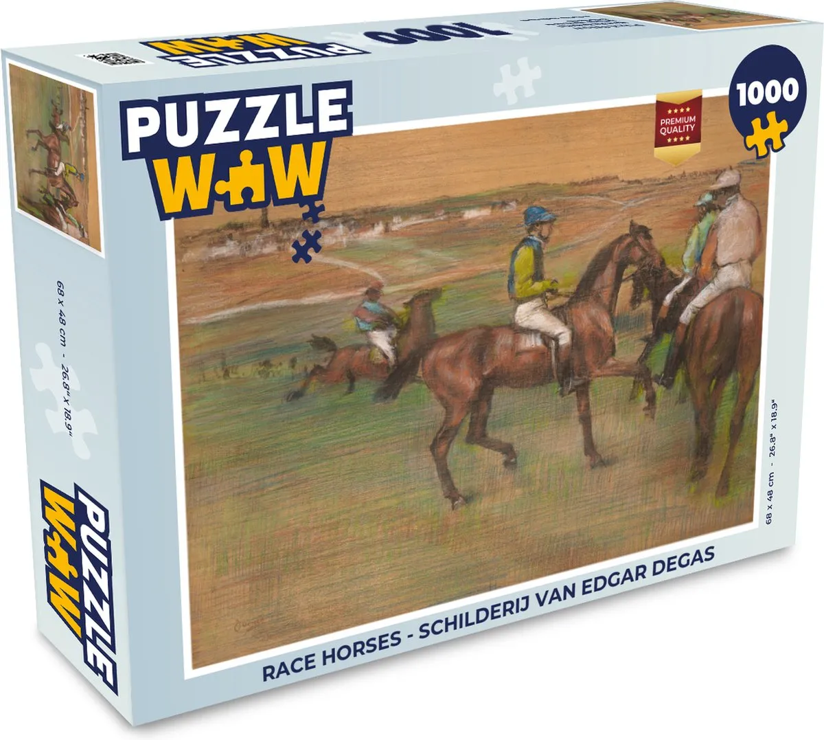PuzzleWow Legpuzzel Race Horses 1000 Stuks