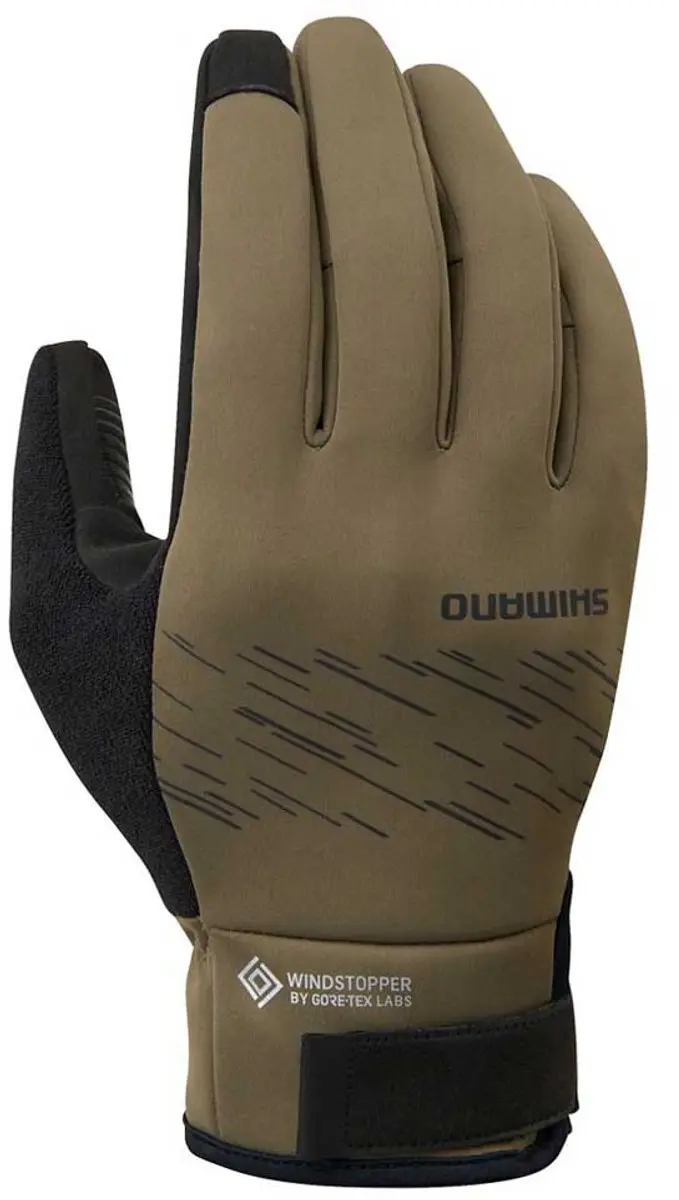Shimano Windstopper Insulated Gore-tex Windstopper® Handschoenen Bruin M Man