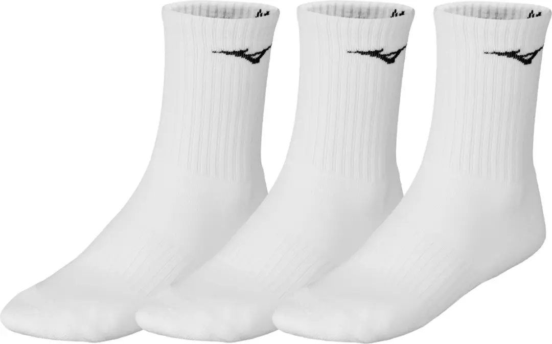 Mizuno Trainingssokken Wit - 3 Stuks - afbeelding 2 van 2