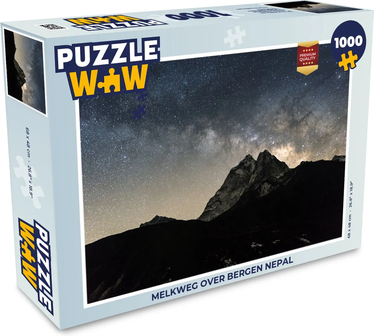 PuzzleWow Melkweg over bergen Nepal Legpuzzel 1000 Stuks
