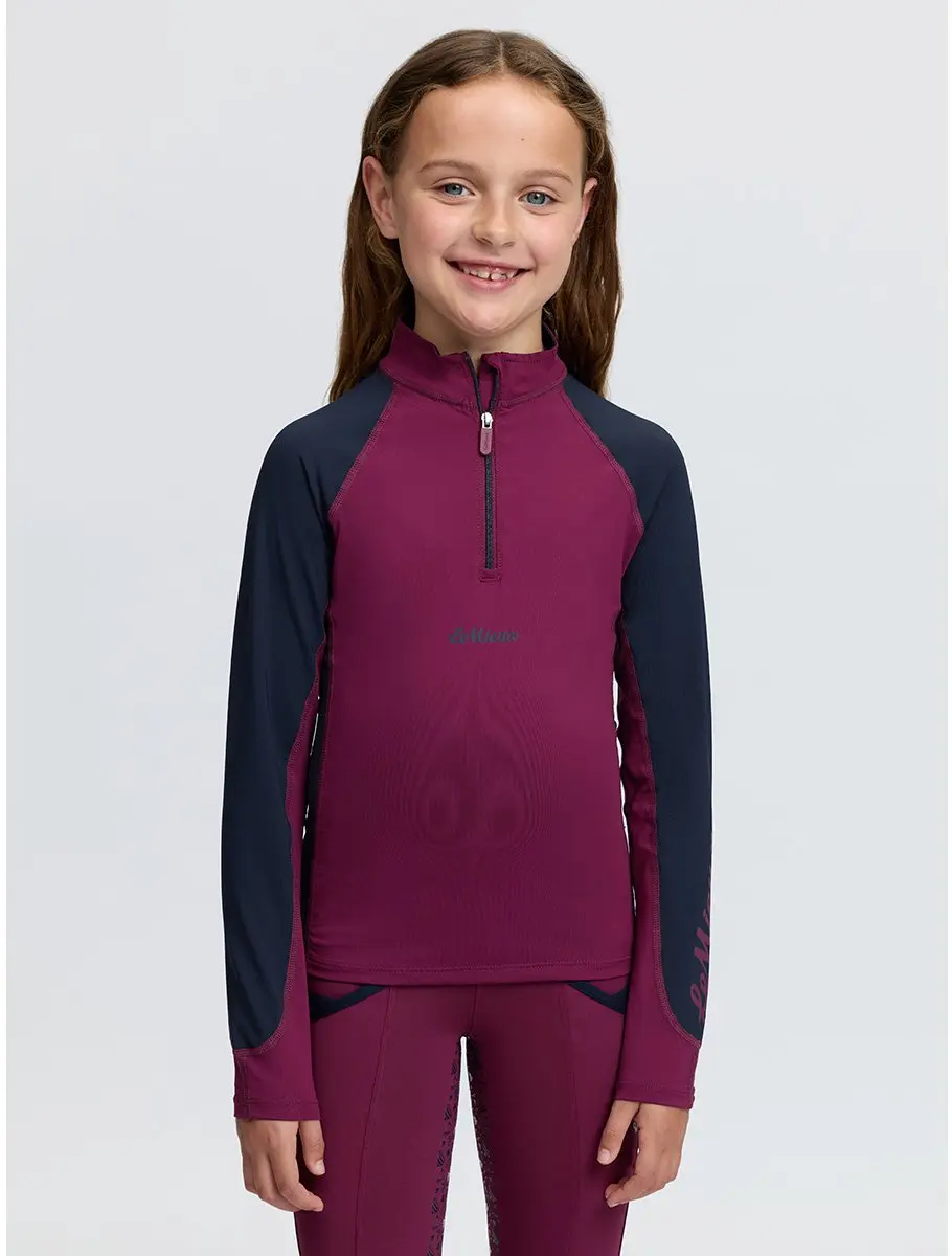 Lemieux Mini Kids Trainingsshirt - XS - Donkerroze
