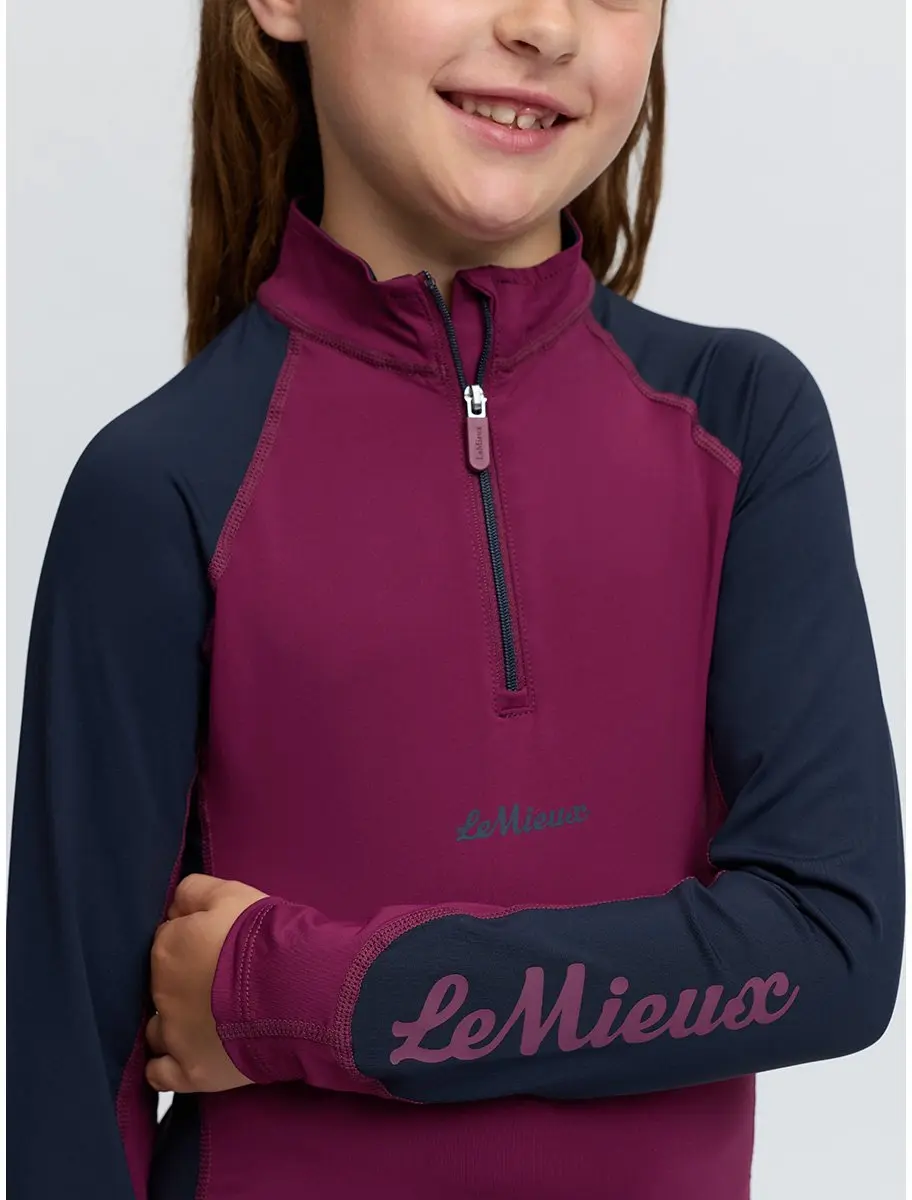 Lemieux Mini Kids Trainingsshirt - XS - Donkerroze