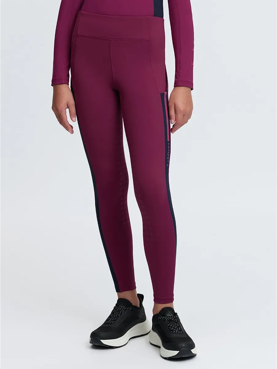 Lemieux Young Rider Orla Full Grip Paardrijlegging 158-164cm - Donkerroze