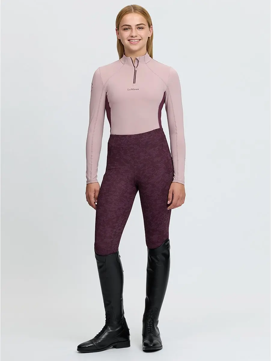 Lemieux Young Rider Classique Trainingsshirt 146-152 - Lichtroze