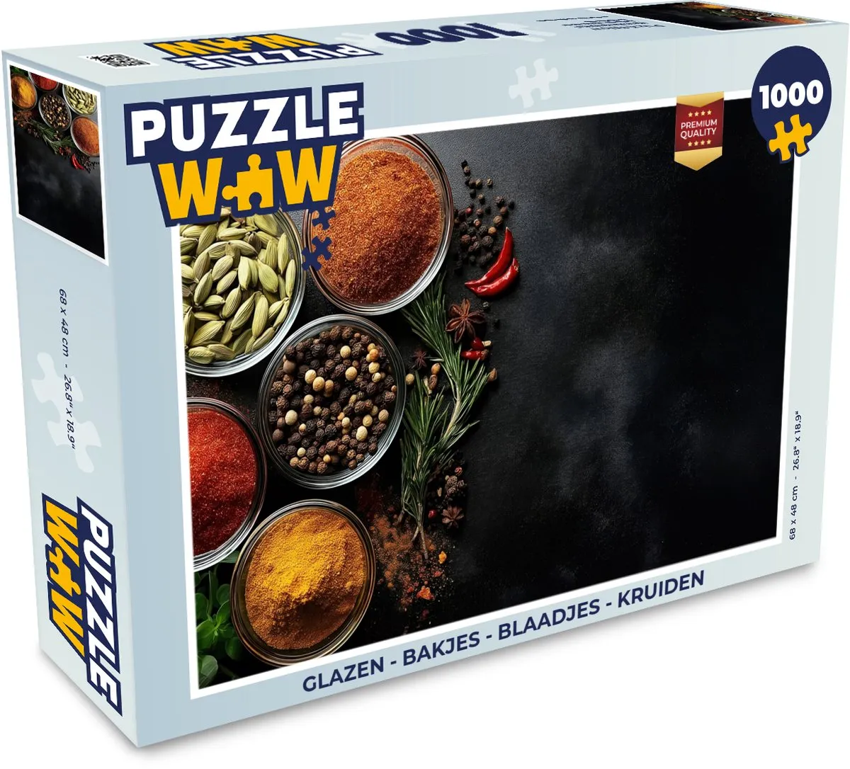 PuzzleWow Kruiden Legpuzzel 1000 Stuks