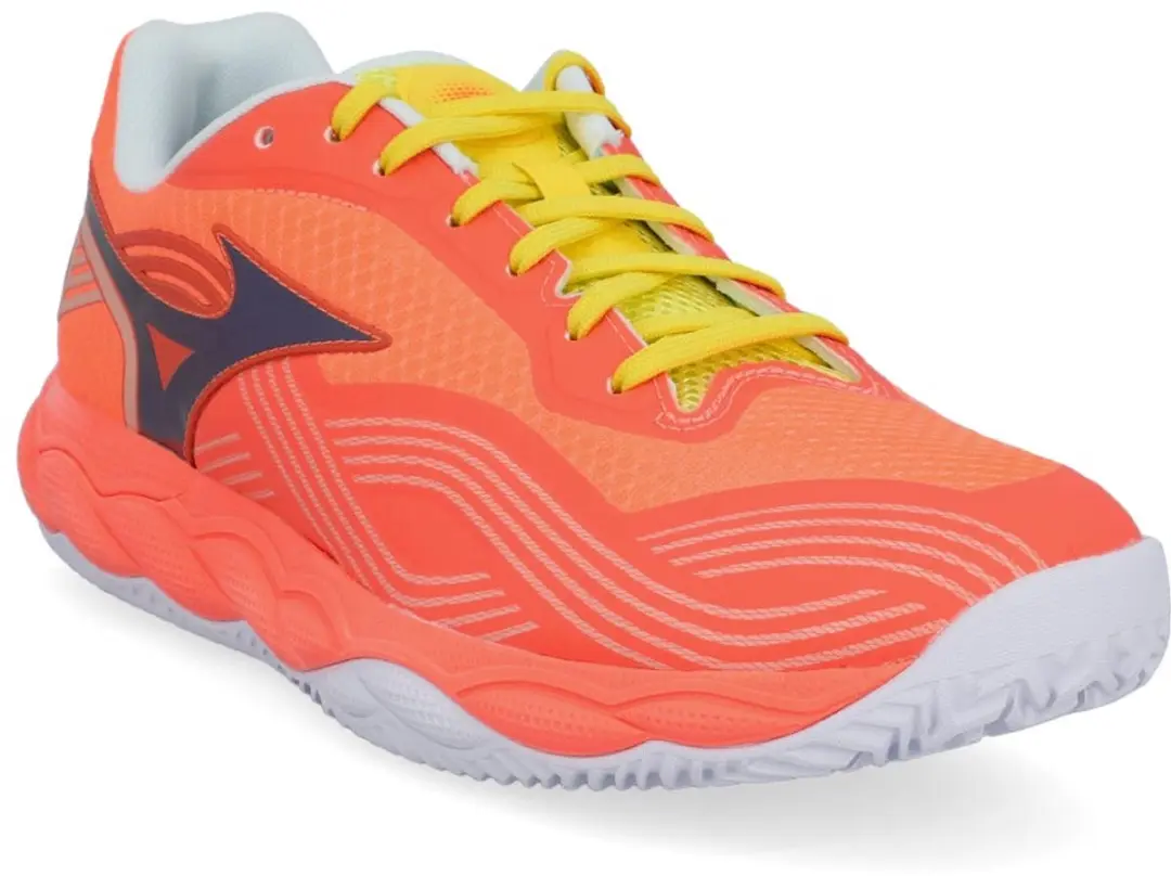 Mizuno Wave Enforce Court 2 Schoenen - 46 - Lava Orange