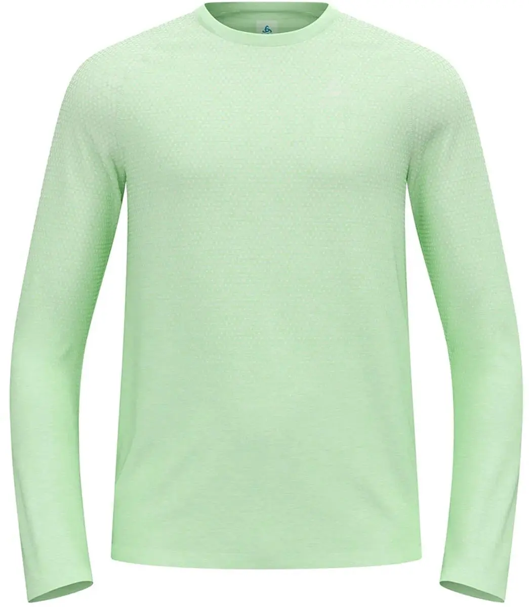 ODLO Crew Essential Seamless T-shirt Lange Mouwen M - Groen - afbeelding 3 van 4