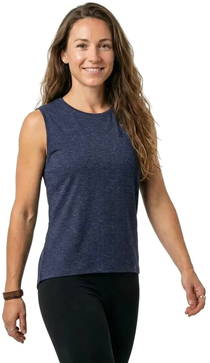 Odlo Crew Active 365 Linencool Mouwloos T-shirt Blauw S Vrouw