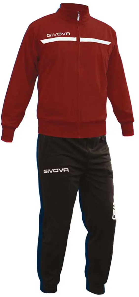 Givova One Trainingspak - Rood/Zwart L - afbeelding 2 van 6