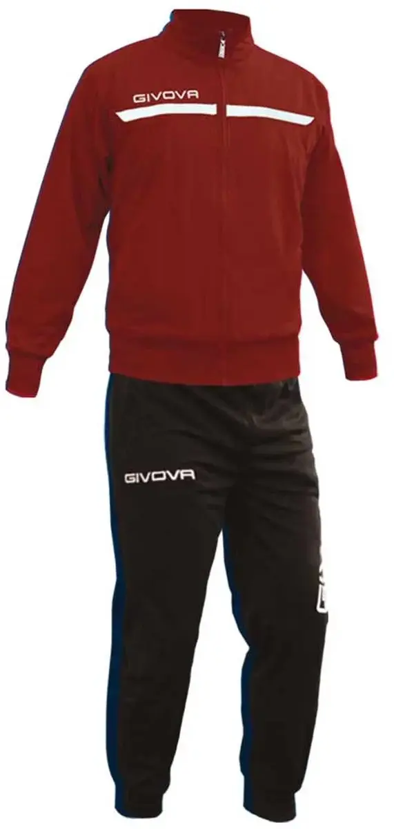 Givova One Trainingspak - Rood/Zwart L - afbeelding 4 van 6