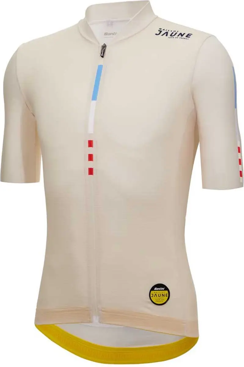 Santini Mont Ventoux Wielertrui 2XL - Beige - afbeelding 4 van 6