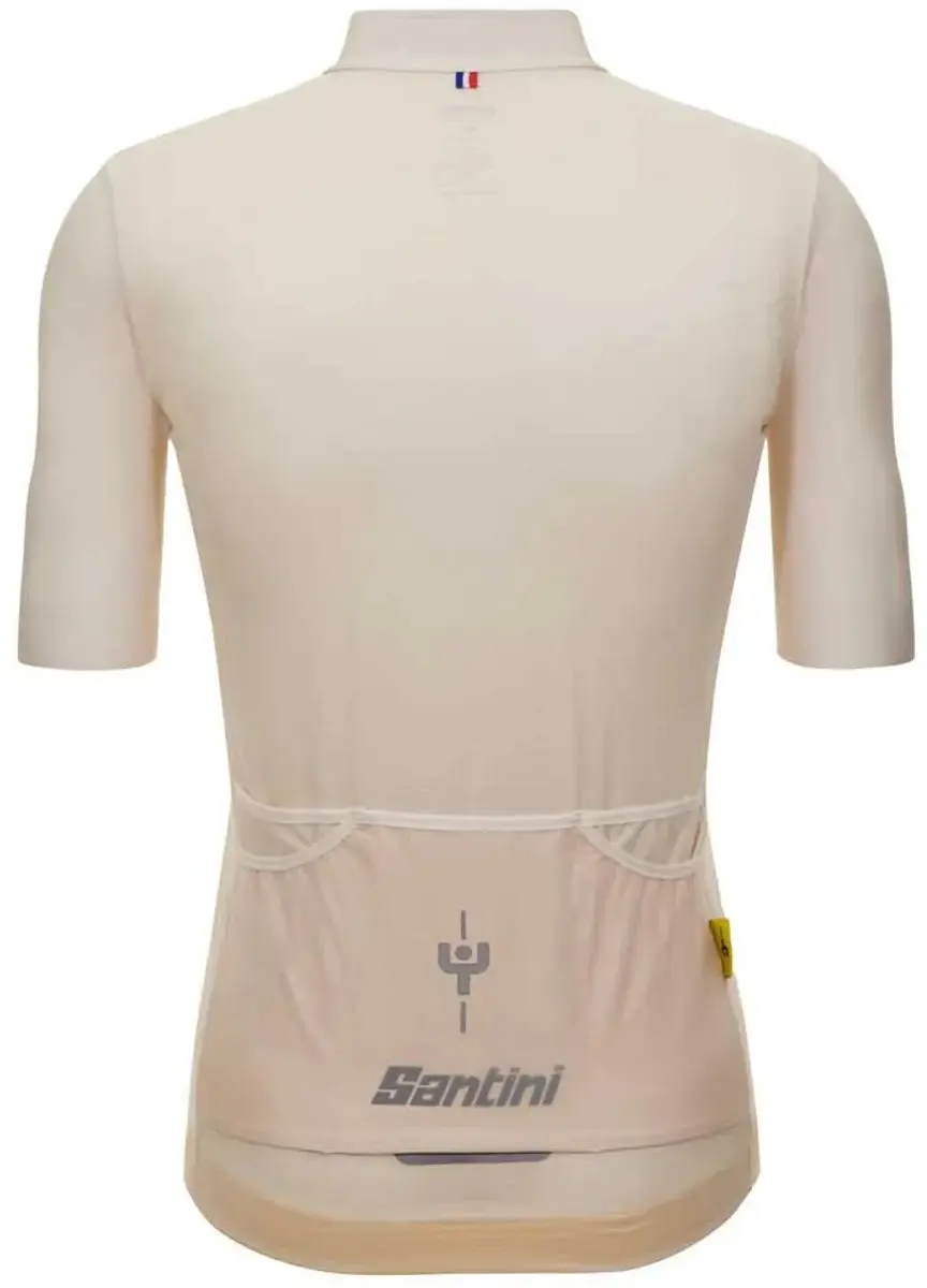 Santini Mont Ventoux Wielertrui 2XL - Beige - afbeelding 3 van 6