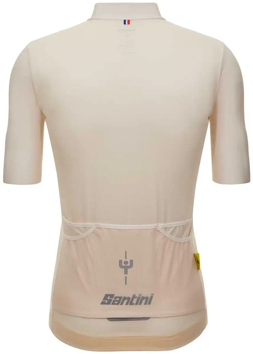 Santini Mont Ventoux Wielertrui 3XL - Beige - afbeelding 2 van 6