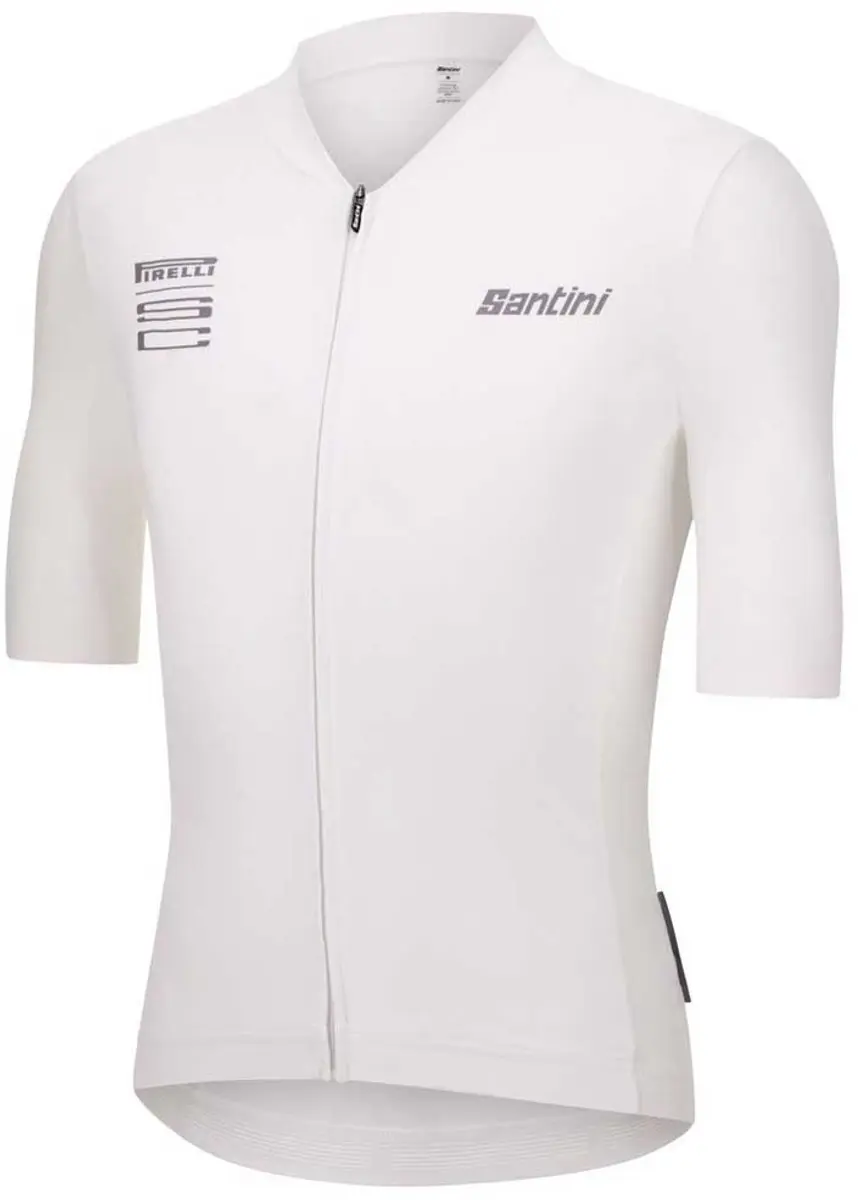 Santini Pirelli Wheel Wielertrui L - Wit