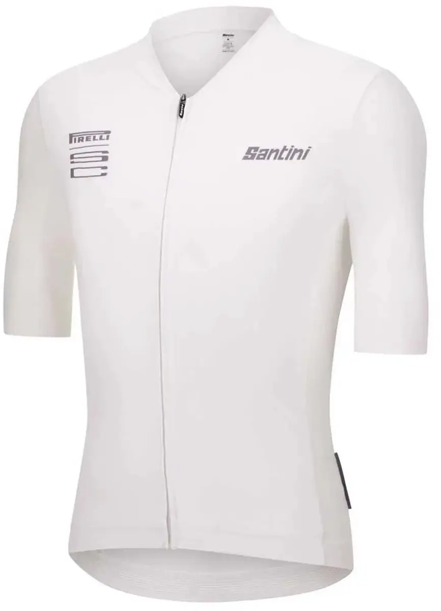 Santini Pirelli Wheel Wielertrui L - Wit
