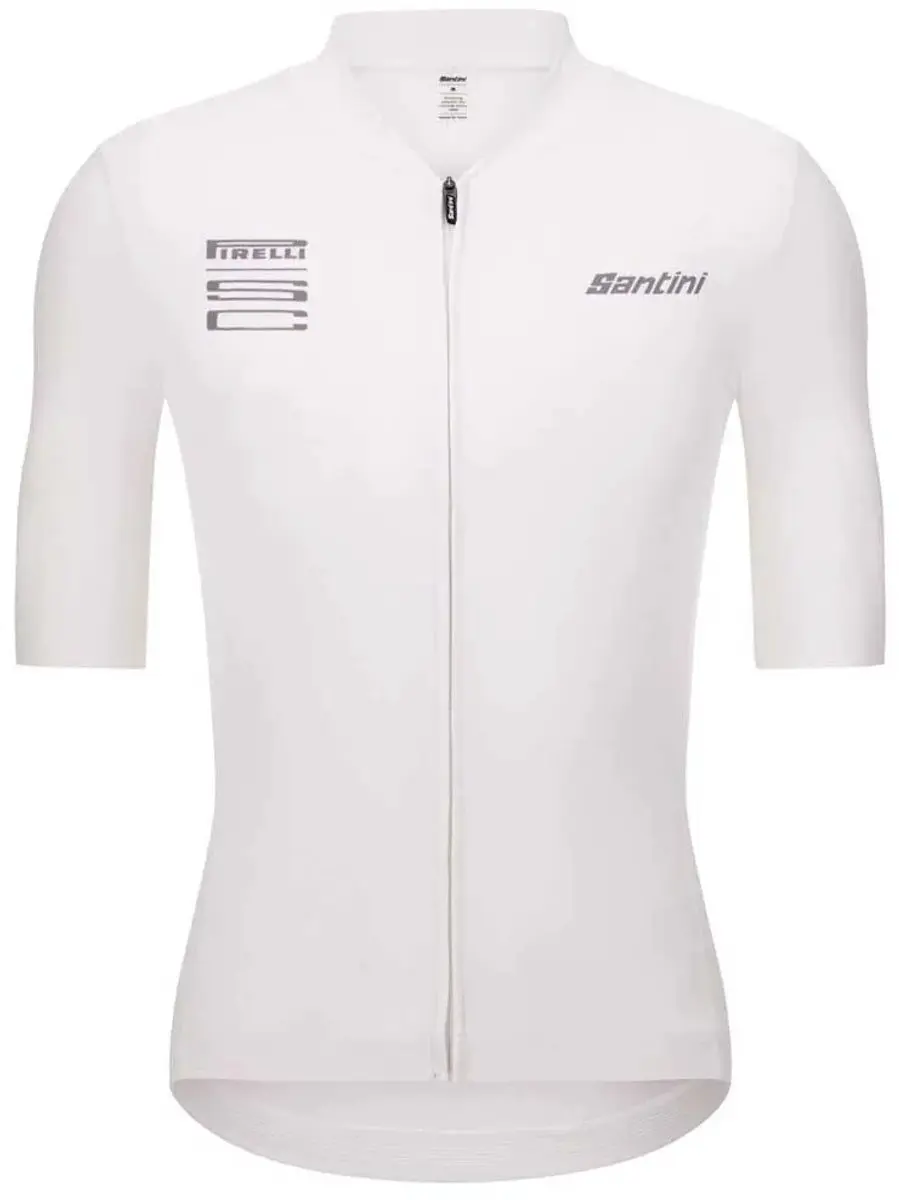 Santini Pirelli Wheel Wielertrui L - Wit - afbeelding 6 van 6