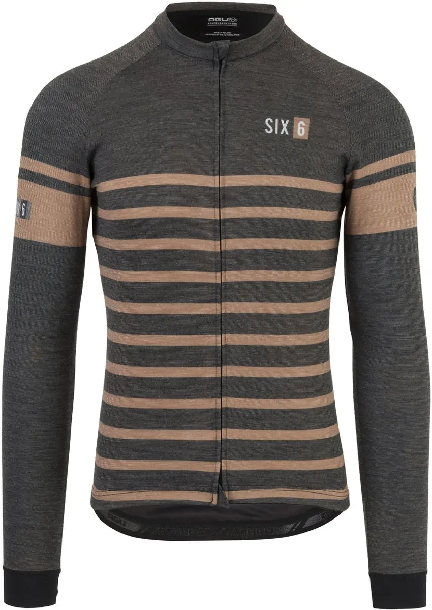 AGU Merino Fietsshirt Lange Mouwen SIX6 Heren