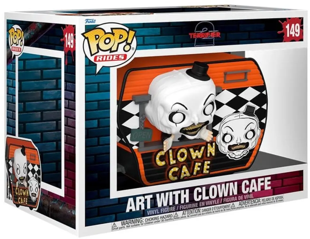 Funko Terrifier POP! Rides Café Super Deluxe Vinyl Figure FK93401 - 15cm - Multicolor