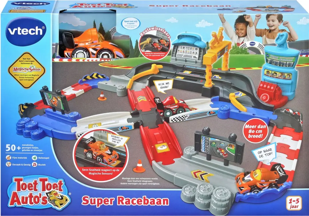 VTech Toet Toet Auto's Super Racebaan Meerkleurig - afbeelding 2 van 2
