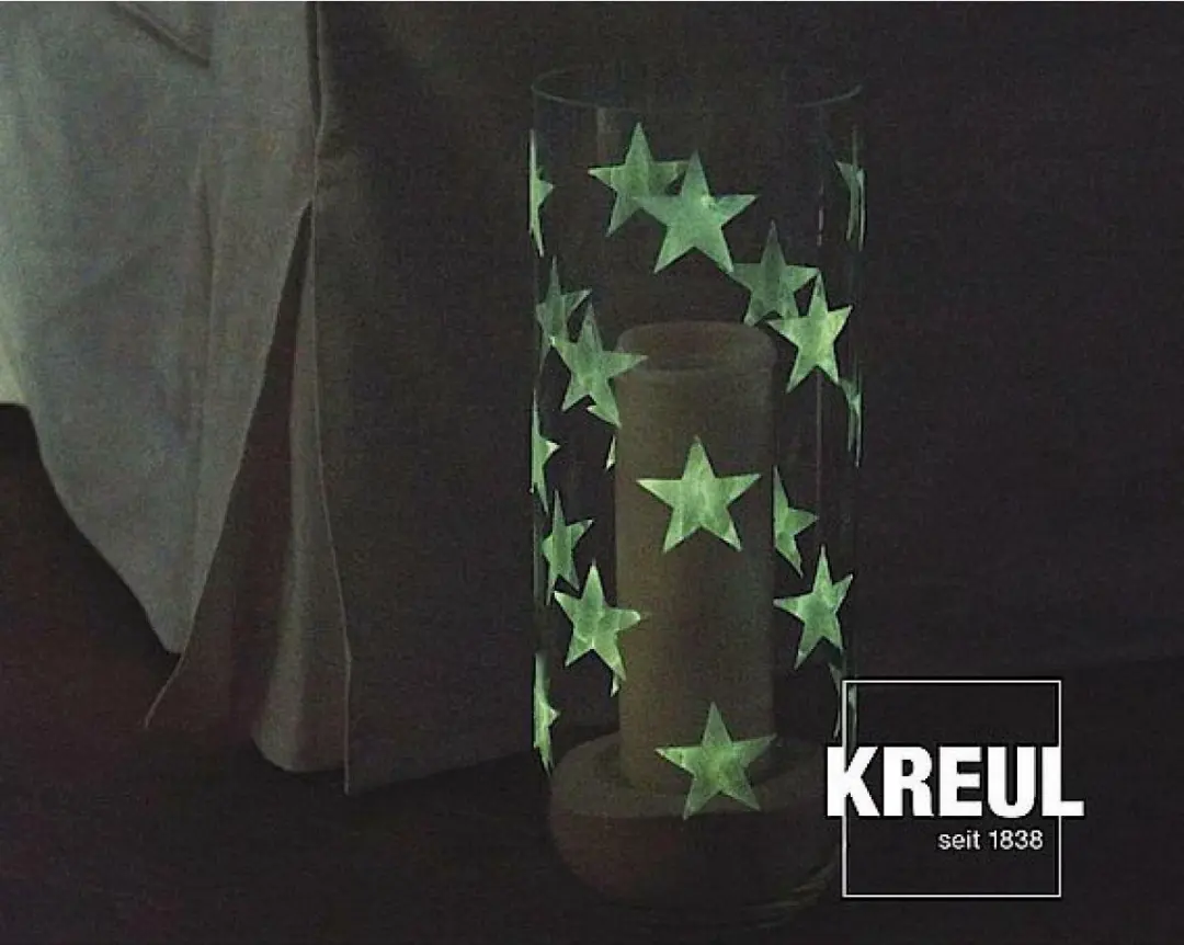 KREUL Glow in the Dark acryl verf - 150 ml - Waterverdunbaar en sneldrogend