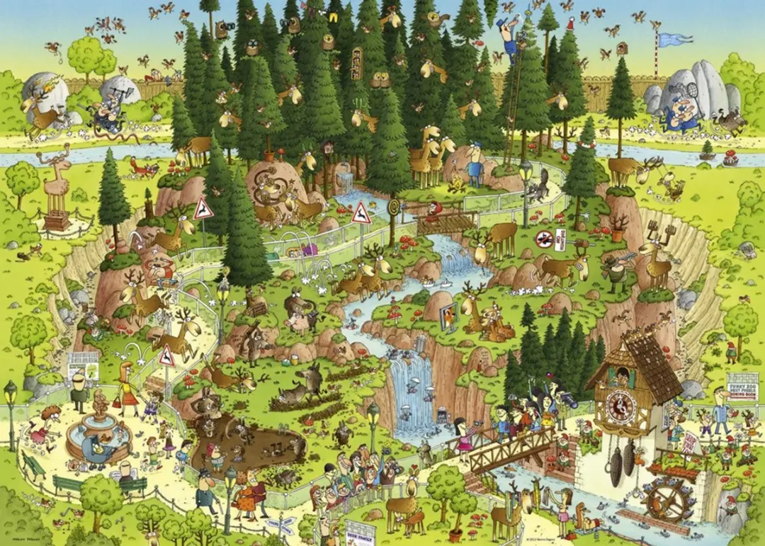 Heye Black Forest Habitat Puzzle 1000 Stuks