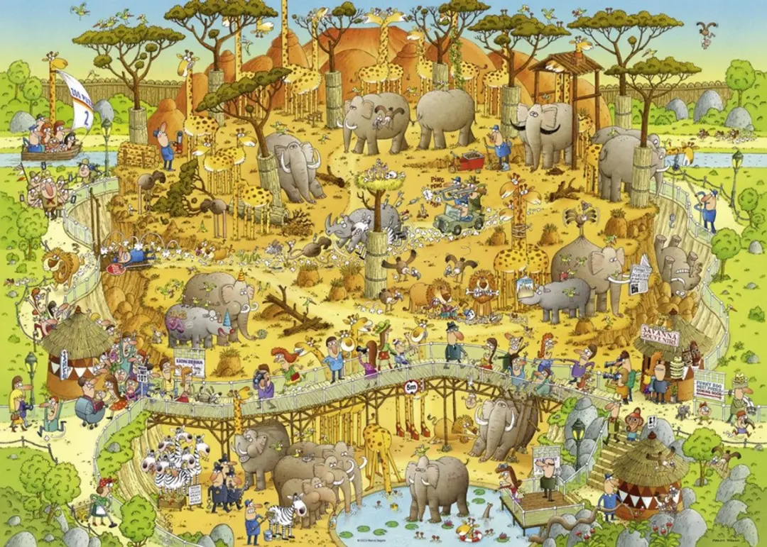 Heye African Habitat Puzzel 1000 Stuks