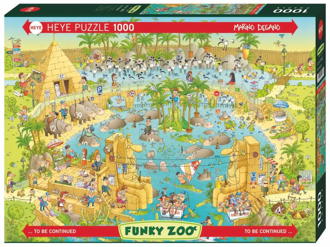 Heye African Habitat Puzzel 1000 Stuks - Multicolor