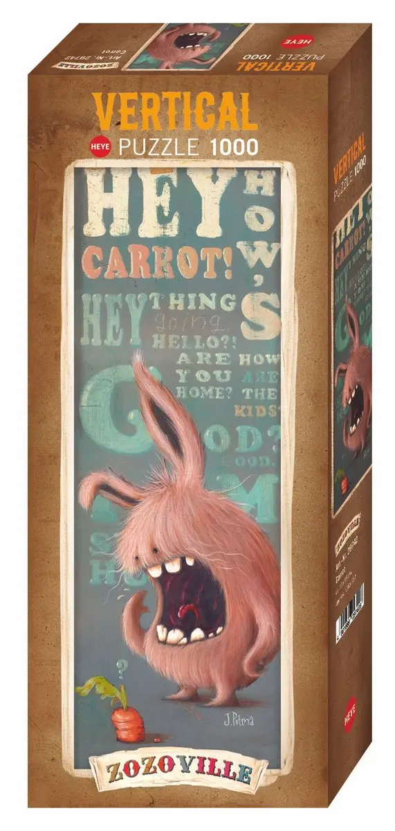 Heye Puzzel Carrot 1000 Stuks - Meerkleurig