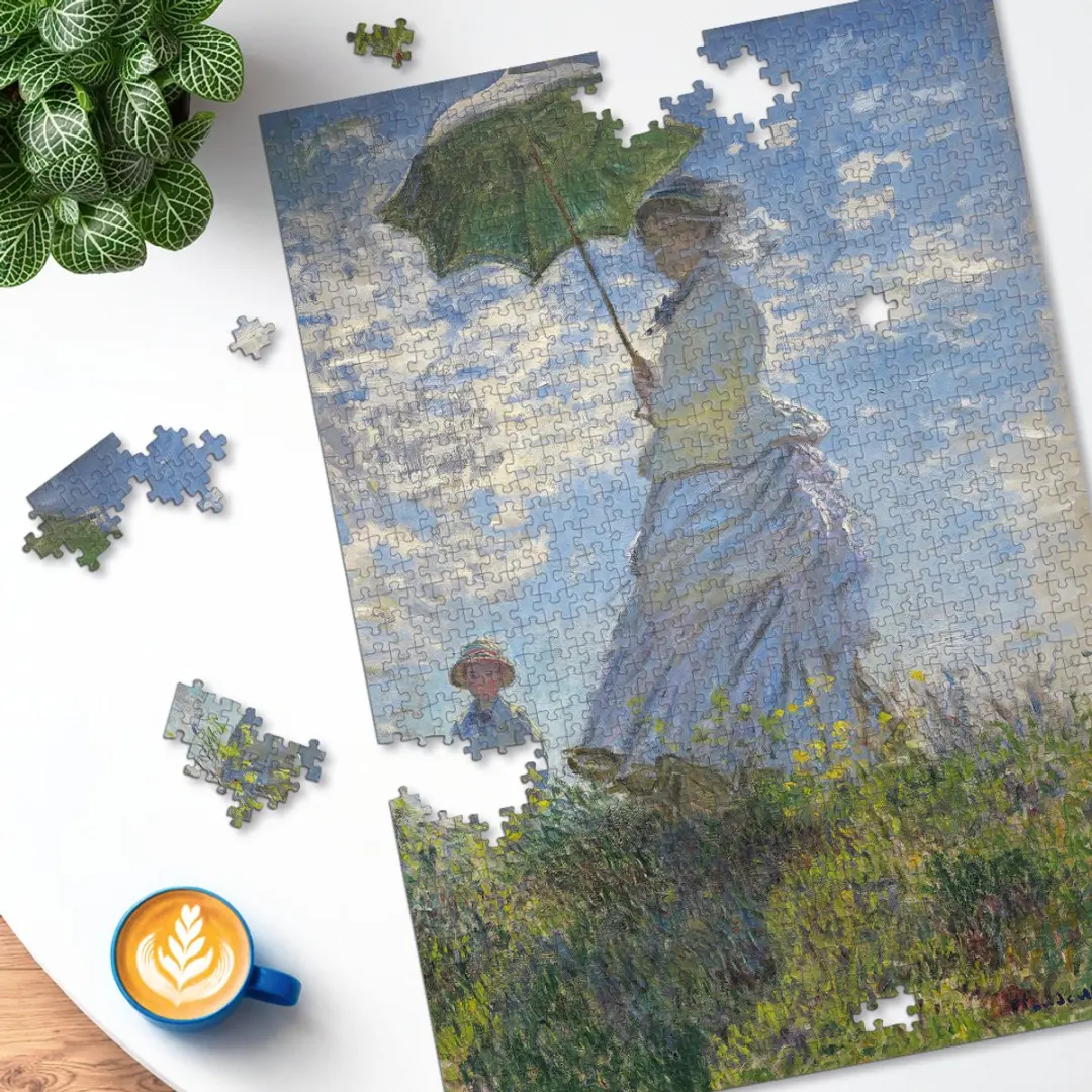 Ravensburger Woman with a Parasol - Monet Puzzel 1000 Stuks