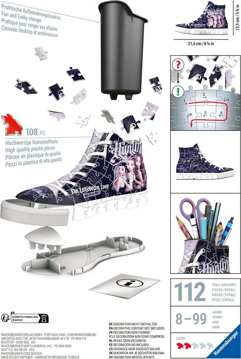 Ravensburger K-Pop Demon Hunters 3D Puzzel Organizer 108 Stukjes