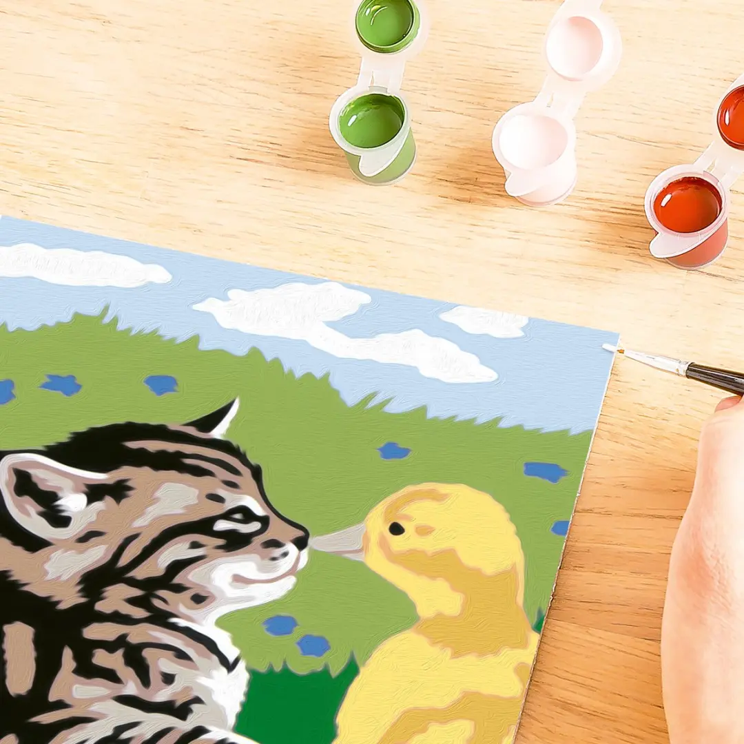 Ravensburger CreArt Animal Friendship Schilderen op Nummer - Vanaf 9 jaar - afbeelding 4 van 6