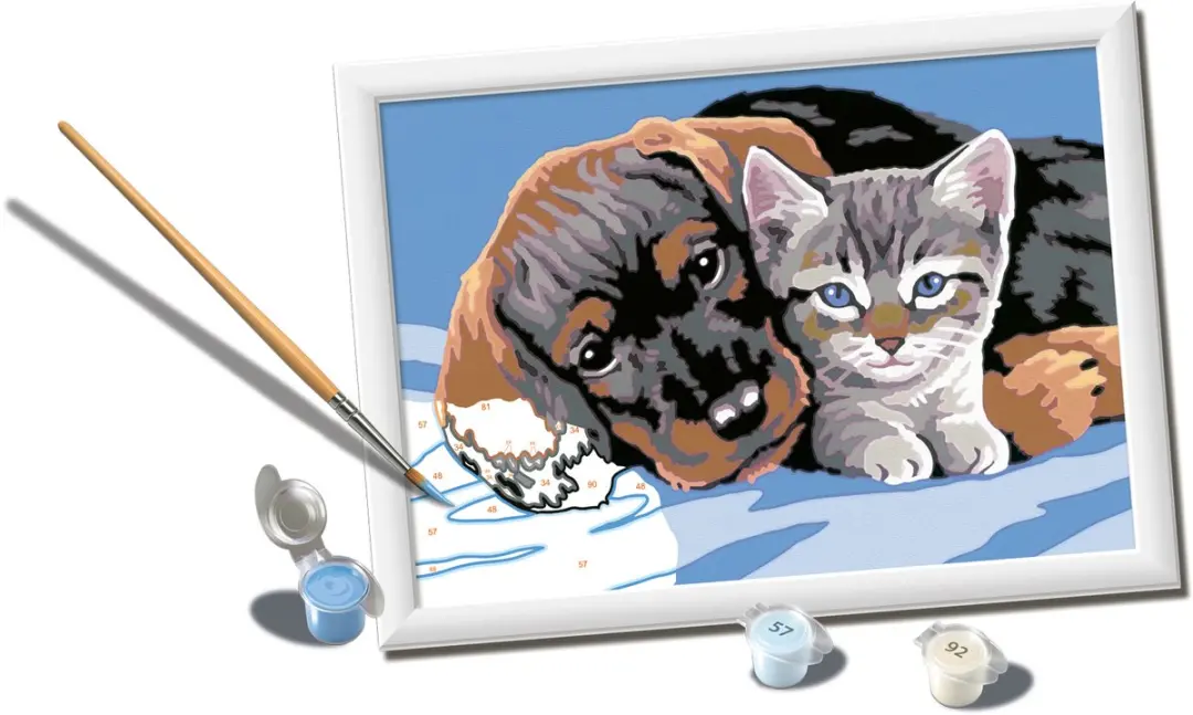 Ravensburger CreArt Two Friends Schilderen op Nummer