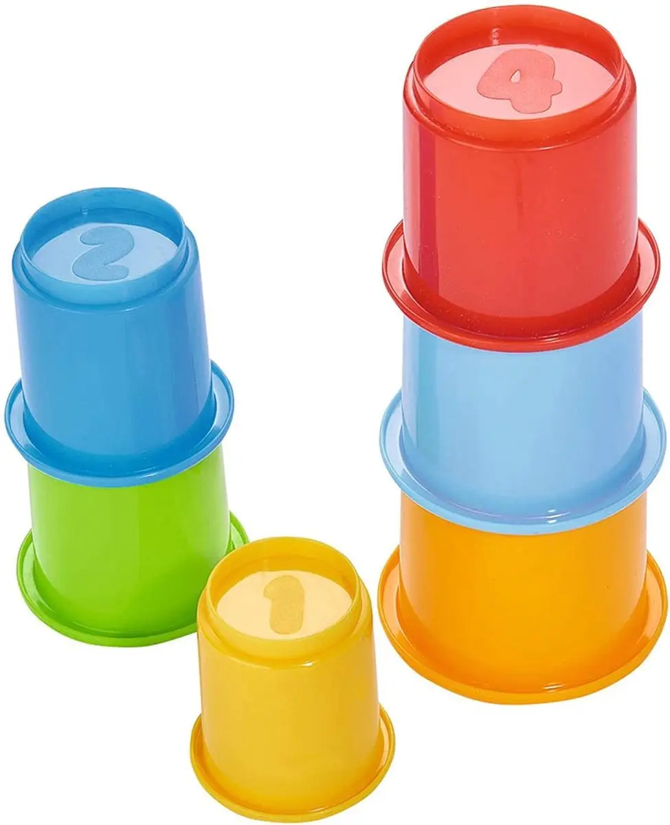 Simba ABC Stapelbekers Meerkleurig - 0-36 Maanden - afbeelding 6 van 6