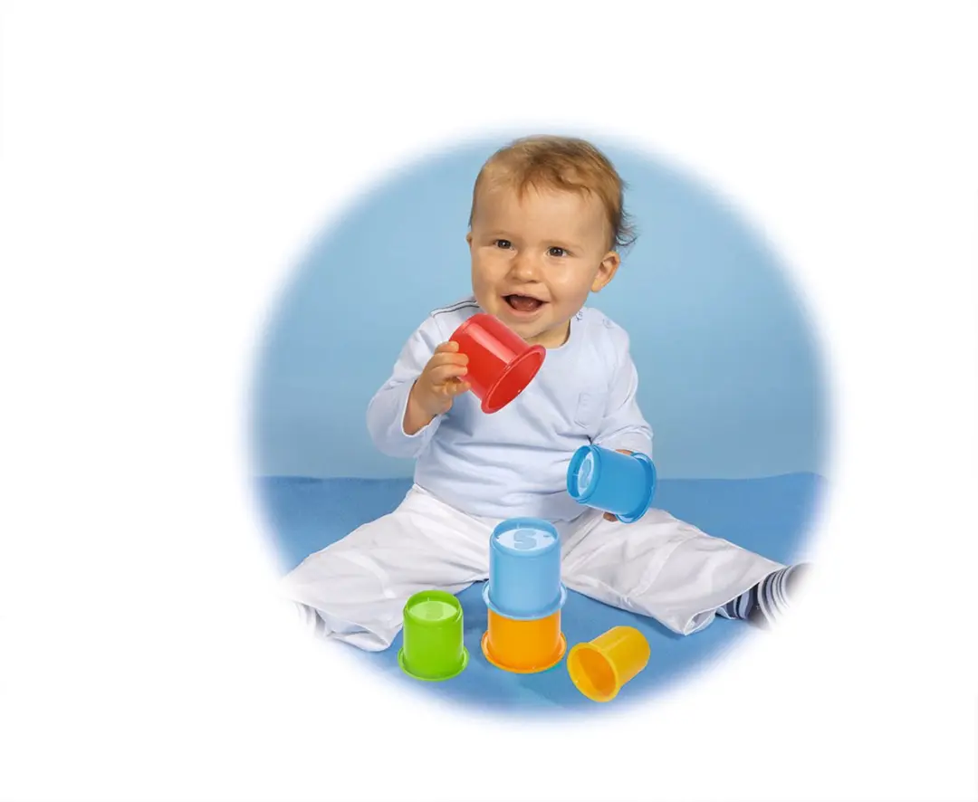 Simba ABC Stapelbekers Meerkleurig - 0-36 Maanden - afbeelding 2 van 6