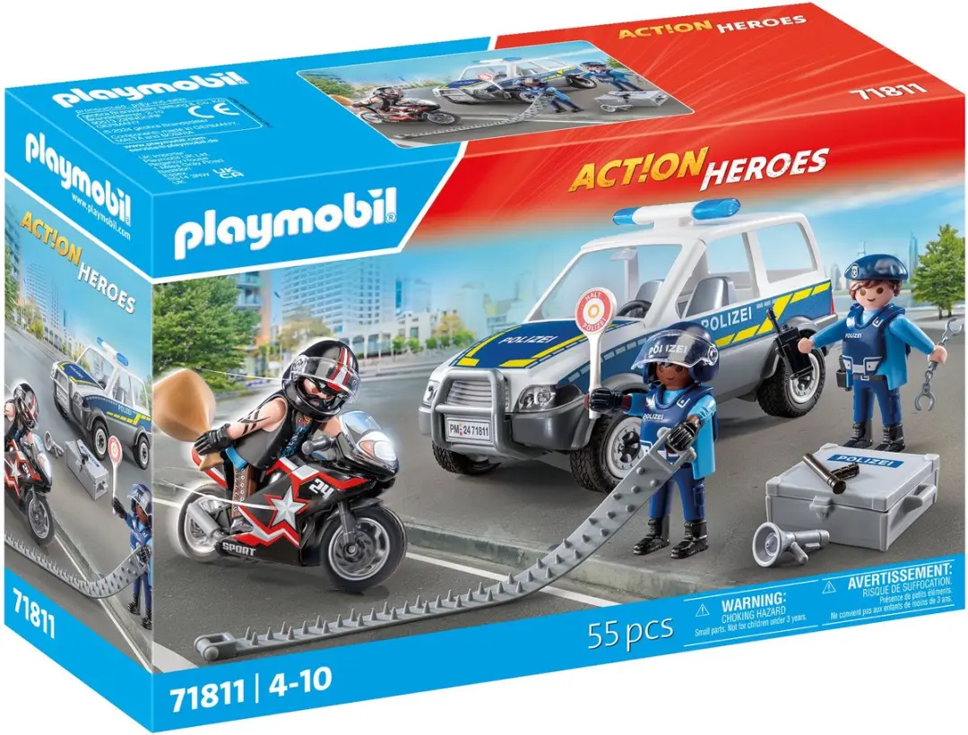 Playmobil De politie op jacht naar criminelen P-71811