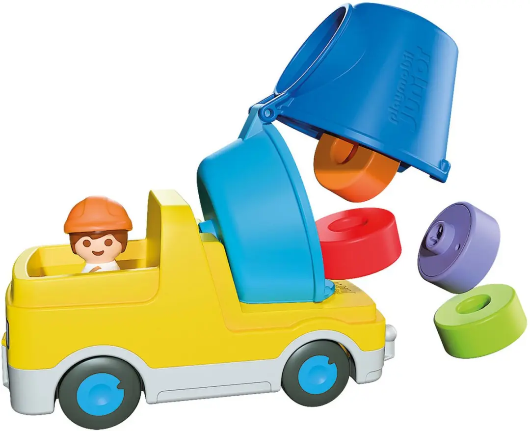 Playmobil Junior Betonmolen 72083 - Multikleur - afbeelding 2 van 5