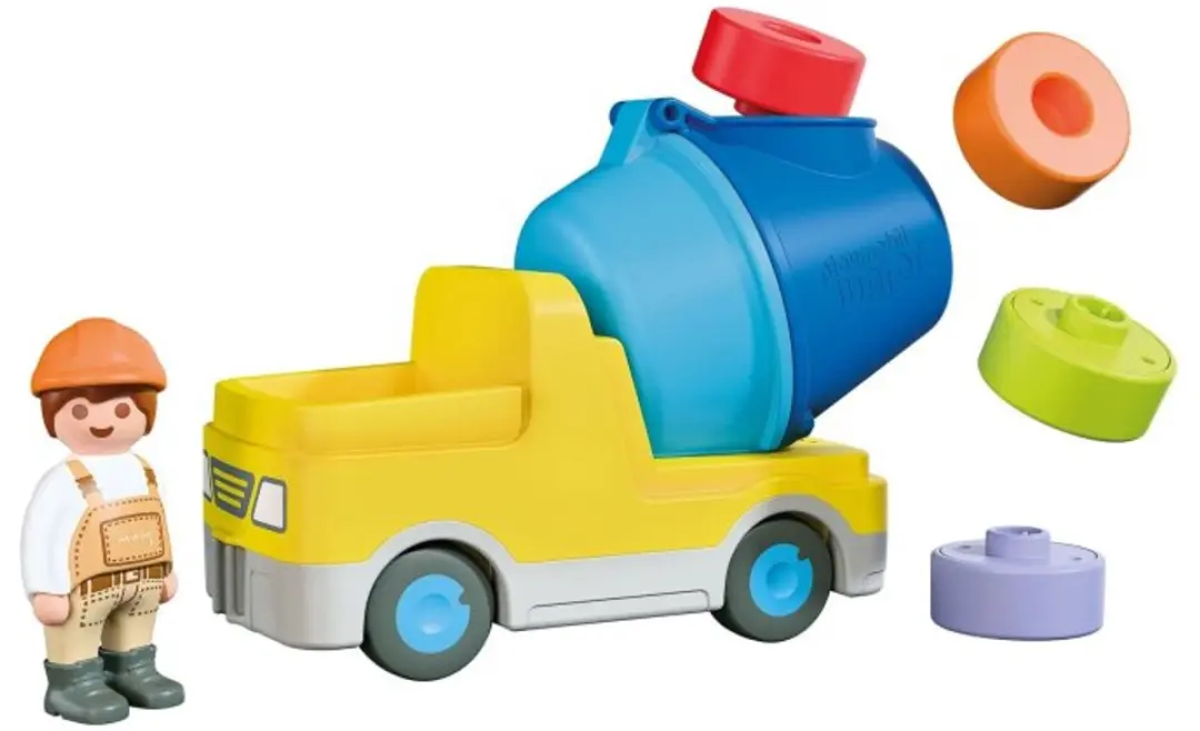 Playmobil Junior Betonmolen 72083 - Multikleur - afbeelding 5 van 5