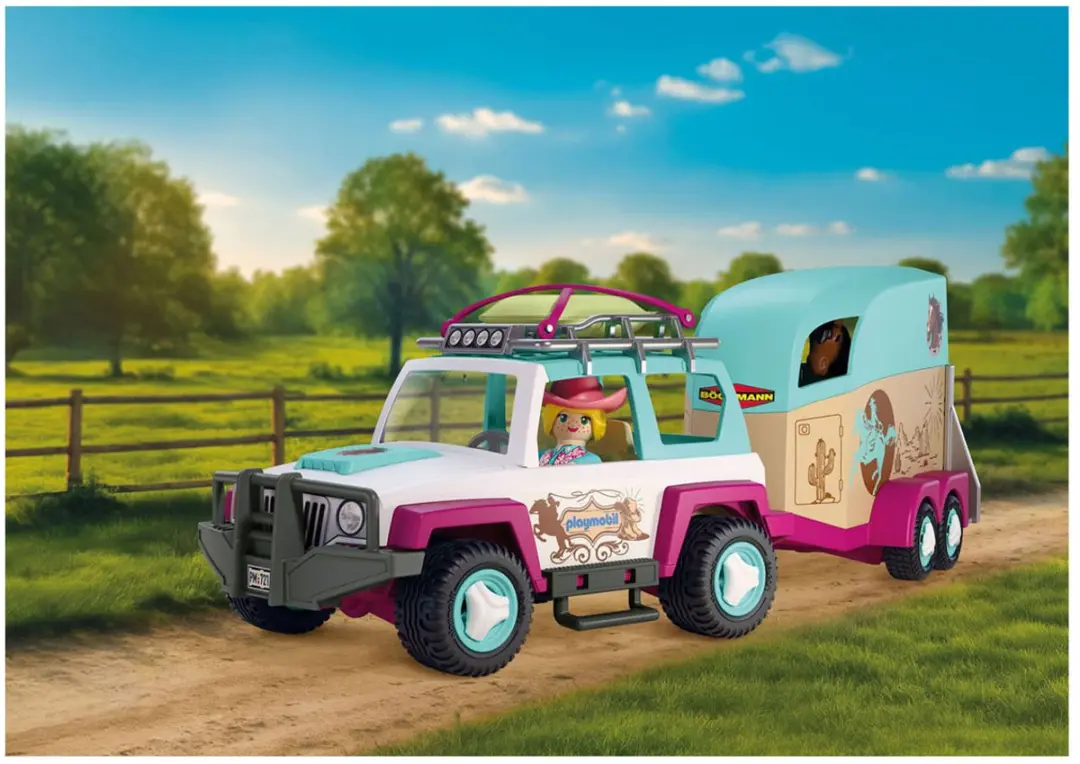 Playmobil Horses Terreinwagen met Paardentrailer - 72129