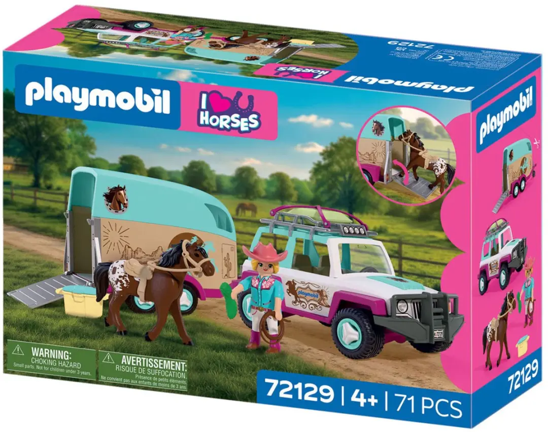 Playmobil Horses Terreinwagen met Paardentrailer - 72129