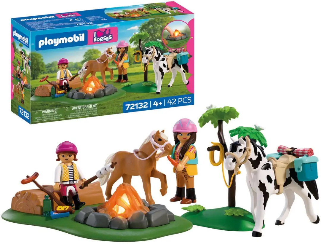 Playmobil Horses 72132 Paardrijrocht met Kampvuur - Multikleur - afbeelding 3 van 4
