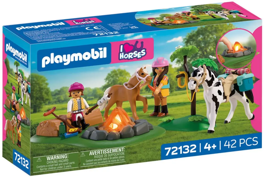 Playmobil Horses 72132 Paardrijrocht met Kampvuur - Multikleur - afbeelding 2 van 4