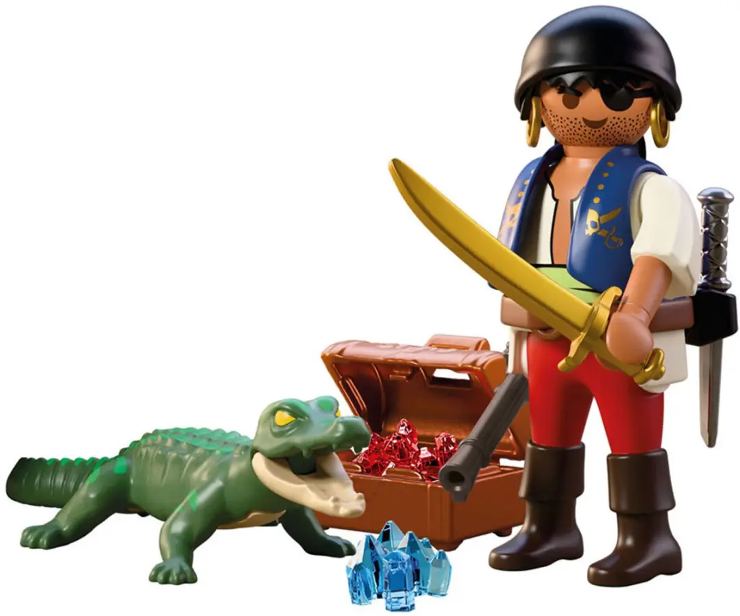 Playmobil 72154 Piraat vs Kaaiman - Meerkleurig