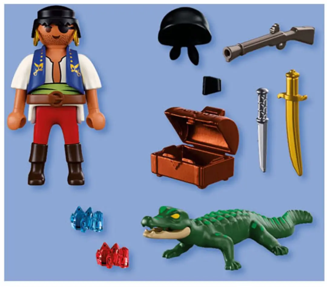 Playmobil 72154 Piraat vs Kaaiman - Meerkleurig