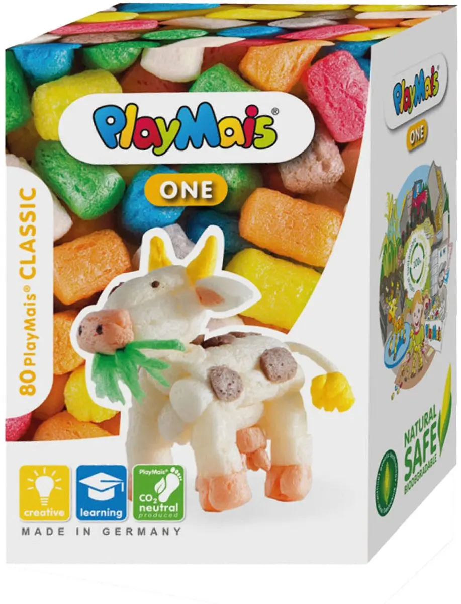 PlayMais One Koe - 70 Stuks - Meerkleurig