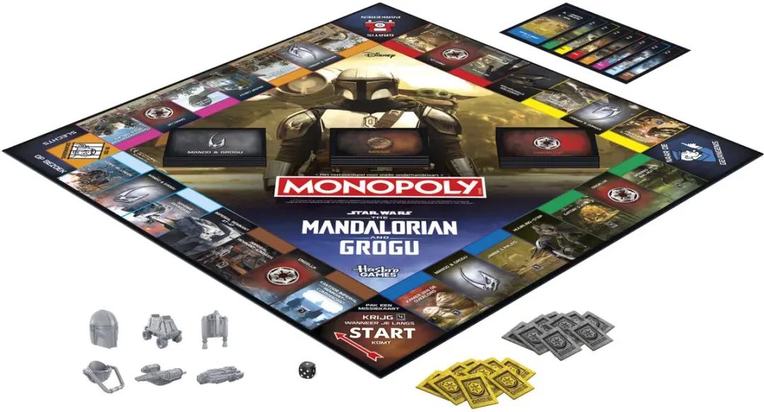 Monopoly Star Wars The Mandalorian & Grogu Bordspel - 2-6 Spelers