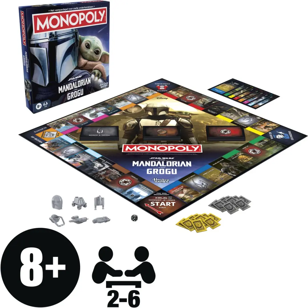 Monopoly Star Wars The Mandalorian & Grogu Bordspel - 2-6 Spelers