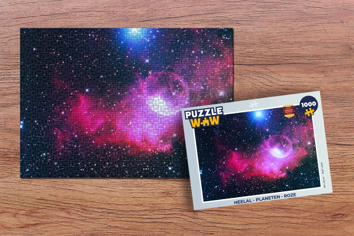 PuzzleWow Heelal Planeten Legpuzzel 1000 Stuks - Multicolor