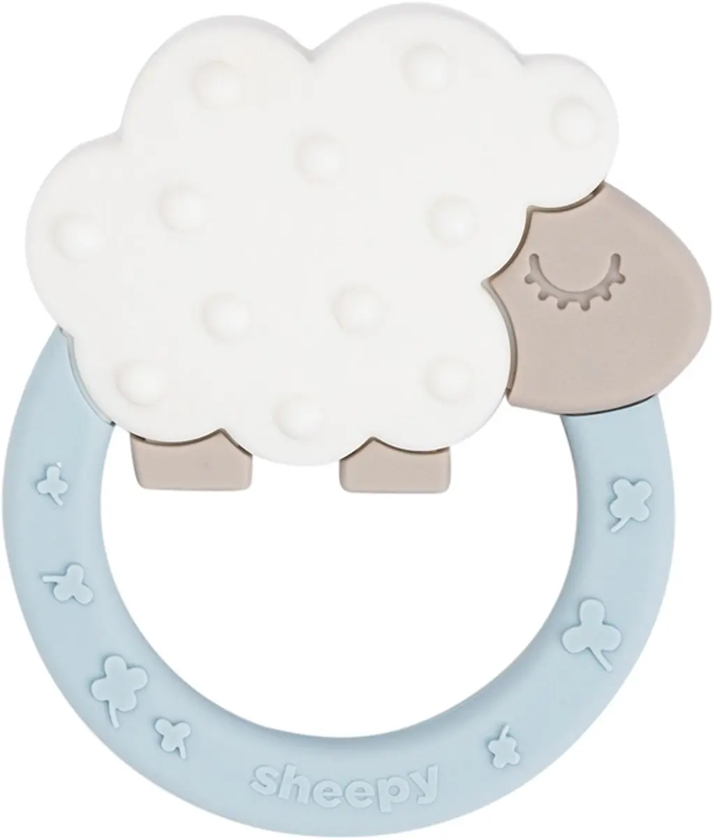 Done By Deer Bijtring Sheepy - Blauw - afbeelding 3 van 4